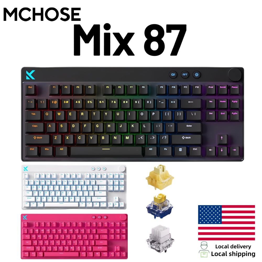 لوحة مفاتيح ألعاب سلكية مغناطي - مراجعة Gaming Keyboard Hot Swappable وسعره