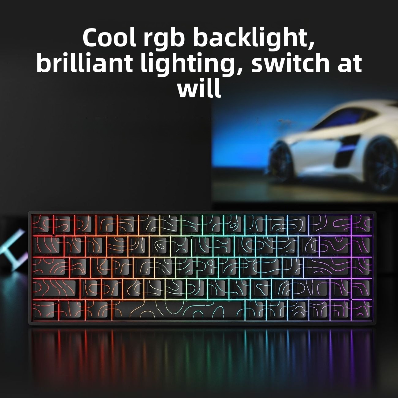 لوحة مفاتيح ميكانيكية لاسلكية  - مراجعة Gaming Keyboard Hot Swappable وسعره