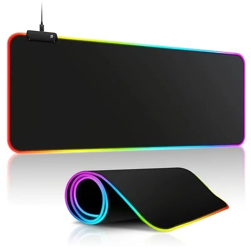 لوحة ماوس بإضاءة LED RGB غطاء  - مراجعة Gaming Keyboard No Rgb وسعره