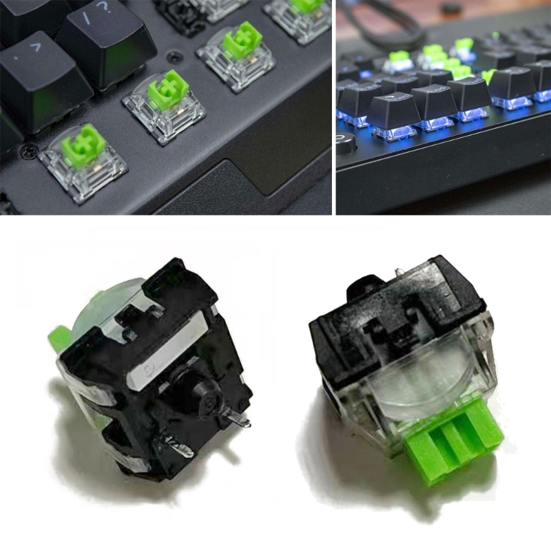 2 قطعة 3Pin الأخضر RGB مفاتيح  - مراجعة Gaming Keyboard No Rgb وسعره